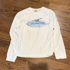 White Long Sleeve Tee
